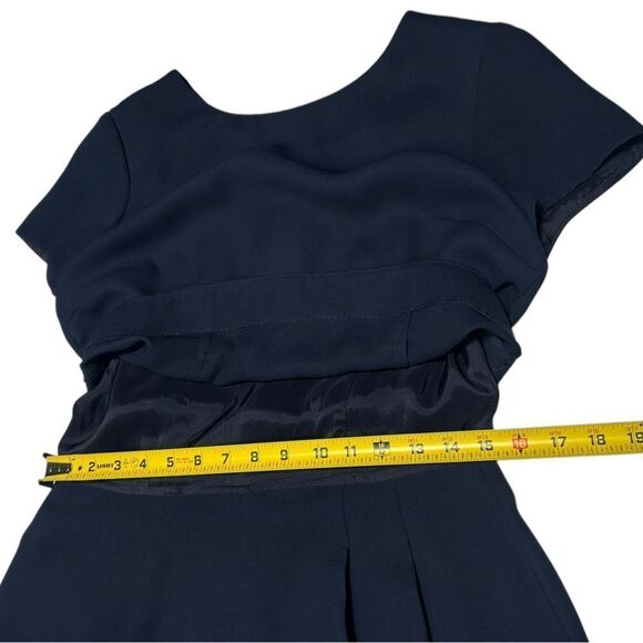 Vintage Navy Jumpsuit Dark Blue One Piece Liz Claiborne Dresses - Picture 7 of 9